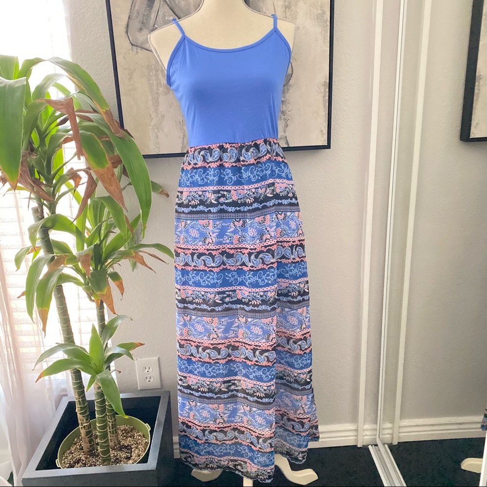 Blue Maxi Dress